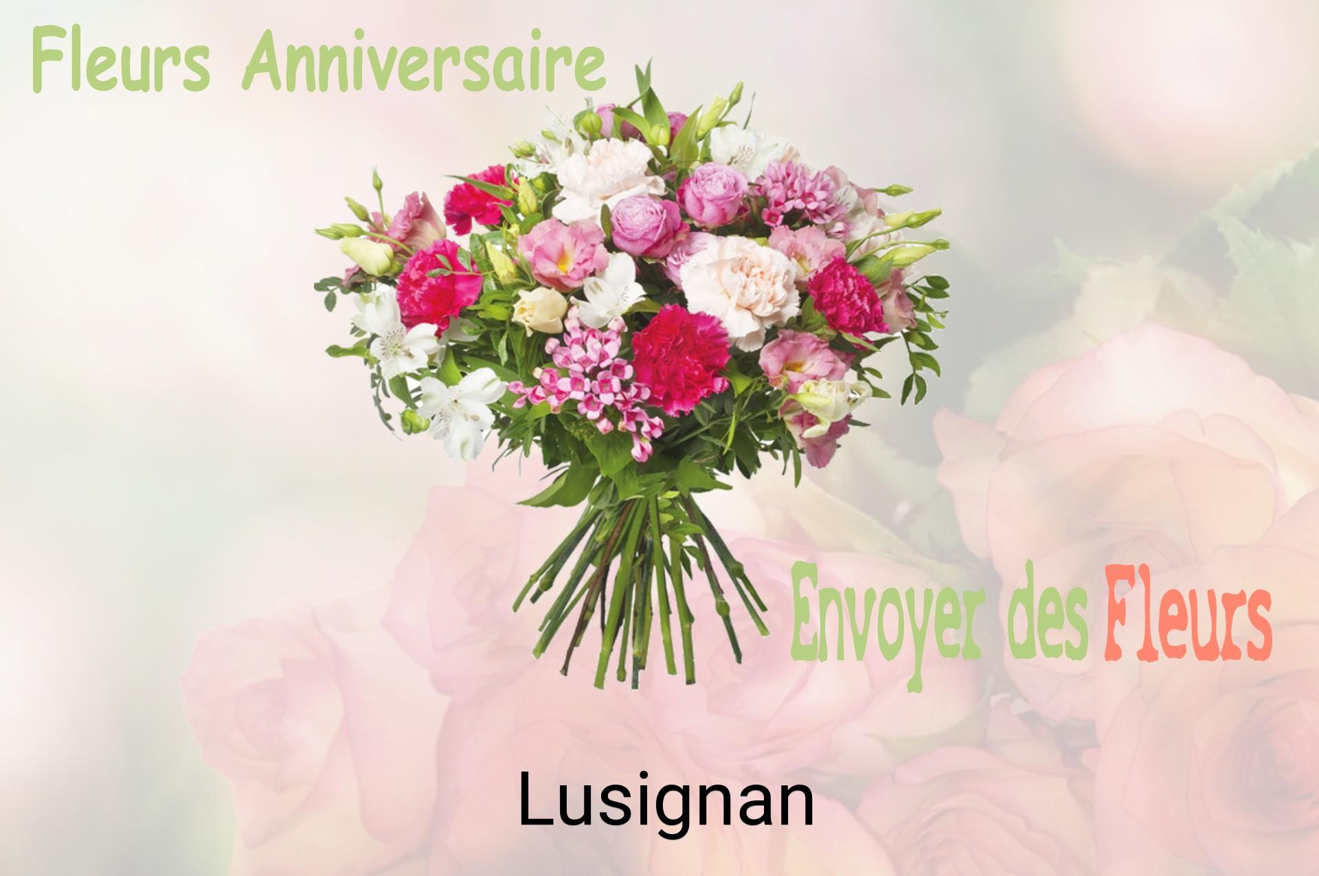 Bouquet de fleurs d’anniversaire livré à Lusignan